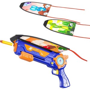 TEMI 4 Pack Kates Launcher Toys, 2 Flight Modes LED Foam Glider Catapult Plane Toy for Boys, Outdoor Flying Toys Birthday Gifts for 4 5 6 7 8 Year Old - 1 of 2