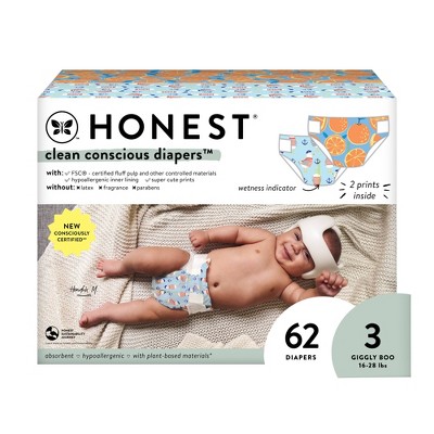 The Honest Company Clean Conscious Disposable Diapers - (Select Size and Pattern)