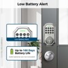 LNDU Keyless entry deadbolt door lock with handle - 4 of 4