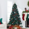 Best Choice Products Artificial Christmas Tree, Premium Unlit Spruce Design, Dense Branches – Blue Spruce - 3 of 4