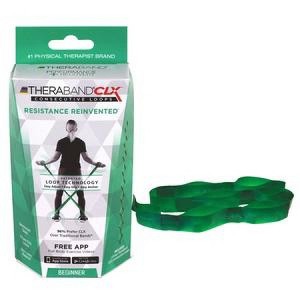 THERABAND CLX Resistance Band – Beginner Level (Green) - 1 of 4
