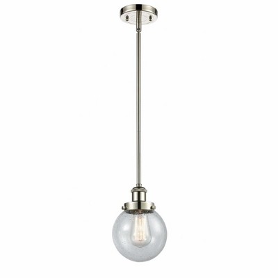 Beacon - 1 Light Stem Hung Mini Pendant In Modern Style-9 Inches Tall and 6 Inches Wide