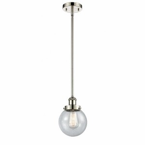Beacon - 1 Light Stem Hung Mini Pendant In Modern Style-9 Inches Tall and 6 Inches Wide - 1 of 1