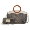 MKF Collection Phoebe Tote Women’s Faux Crocodile-Embossed Vegan Leather with Wristlet Wallet Bag by Mia K - 2 of 4