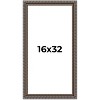 PosterPalooza | Panoramic Ornate Black Picture Frame - UV Acrylic, Foam Board Backing, Hanging Hardware - 2 of 4