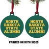 North Dakota State Bison Alumn Aluminum Holiday Christmas Tree Ornament - 2 of 4