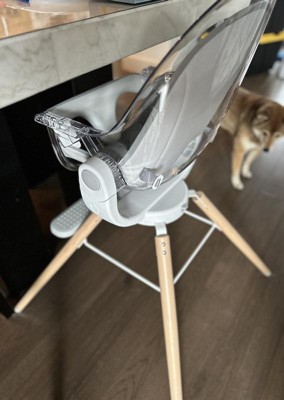 360° Cloud Baby Highchair with Clear Seat and 360° Swivel