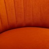 Kumasinova 360° Swivel Barrel Chair,Modern Accent Chair with Wide Upholstered,Fluffy Velvet Comfy Reading Chair,Sofa Chair for Living Room&Bedroom - 4 of 4