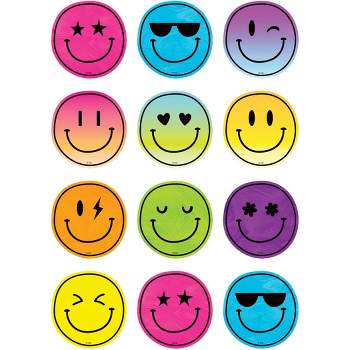Carson Dellosa Education Kind Vibes Smiley Faces Shape Stickers