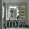 Apmir Super Bright Front & Back LED Lighted Anti-Fog Aluminum Alloy Framed Tempered Glass Bathroom/Vanity Mirror with ETL & 3-Year Warranty - 2 of 4