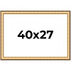 PosterPalooza | Traditional Gold Picture Frame - UV Acrylic, Backing Board, Hanging Hardware Included - 2 of 4