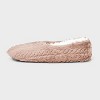 Women's Faux Fur Cozy Pull-On Slipper Socks with Grippers - Auden™ - 2 of 4