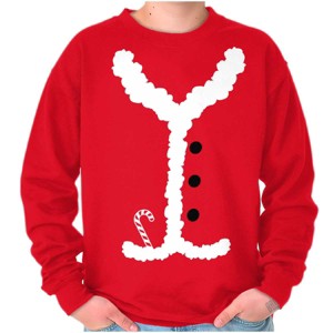 Ugly Christmas Santa Claus Costume Sweatshirt for Men or Women Brisco Brands - 1 of 4