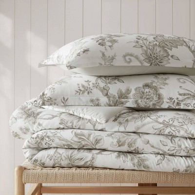 Martha Stewart Avery Floral Gray King Comforter Set — фото 3