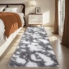 Ultra-Soft Shag Area Rug with Modern Cow Print, Thick Plush Fluffy Carpet, Non-Slip for Living Room, Bedroom, Kids Room or Dorm Home Decor. - 2 of 4