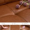 TYBOATLE 88" Faux Leather L-Shaped Sectional Sofa, Comfy Modular Couch with Chaise & USB, Convertible Sofa for Living Room, Bedroom, or Small Spaces - 4 of 4