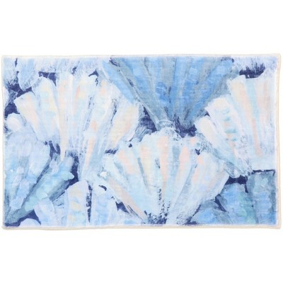 Cozy Living Clam Shells Doormat – Coastal-Inspired Welcome Mat with Seashell Design for Entryway, Porch, or Indoor Use, 21"X33"