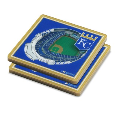 MLB Kansas City Royals StadiumView Coaster 2pk