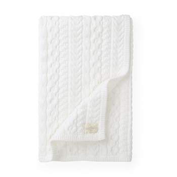 Hope & Henry Baby Cable Knit Blanket, Unisex