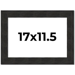 PosterPalooza | Contemporary Black Picture Frame - UV Acrylic, Backing Board, Hanging Hardware Included - 1 of 4