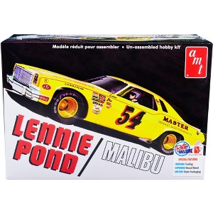 Skill 2 Model Kit 1974 Chevrolet Malibu Stock Car #54 Lennie Pond 1/25 Scale Model by AMT - 1 of 4