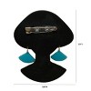 Wrapables Acrylic Fashion Brooch Pin for Sweaters, Coats, Scarves, and Bags, Quirky Pink - 2 of 4