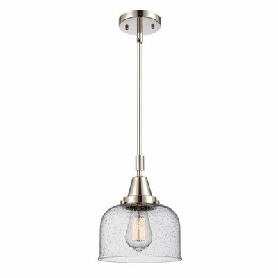 Bell - 1 Light Stem Hung Mini Pendant In Industrial Style-11.13 Inches Tall and 8 Inches Wide