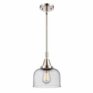 Bell - 1 Light Stem Hung Mini Pendant In Industrial Style-11.13 Inches Tall and 8 Inches Wide - 1 of 1