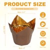Unique Bargains Party Christmas Cake Muffins Paper Tulip Baking Cups 50 Pcs - 2 of 4