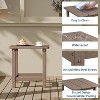 Square HDPE Outdoor Side Table– Durable Adirondack Patio End Table, Weather Resistant & Easy to Assemble - 3 of 4