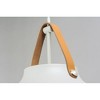 Maxim Lighting Nordic 1 - Light Pendant in  Tan Leather/White - 2 of 4
