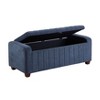 CAVINAS Modern Lift-Open Top Ottoman Bench with Internal Storage,Upholstered Storage Bench for Living Room - 2 of 4