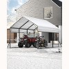 Heavy-Duty Steel Carport, All-Weather Metal Shelter for Boats, Trucks, and Tractors, Durable Outdoor Garage - 2 of 4