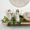 Pavilion Gift Company - From Above - 5.5" Angel Figurine with Bluebirds - Decorative Objects - 3 of 4