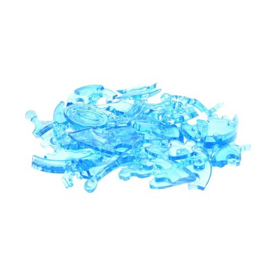 Blue Crystal Water Crown 3D Puzzle with 42 Pieces