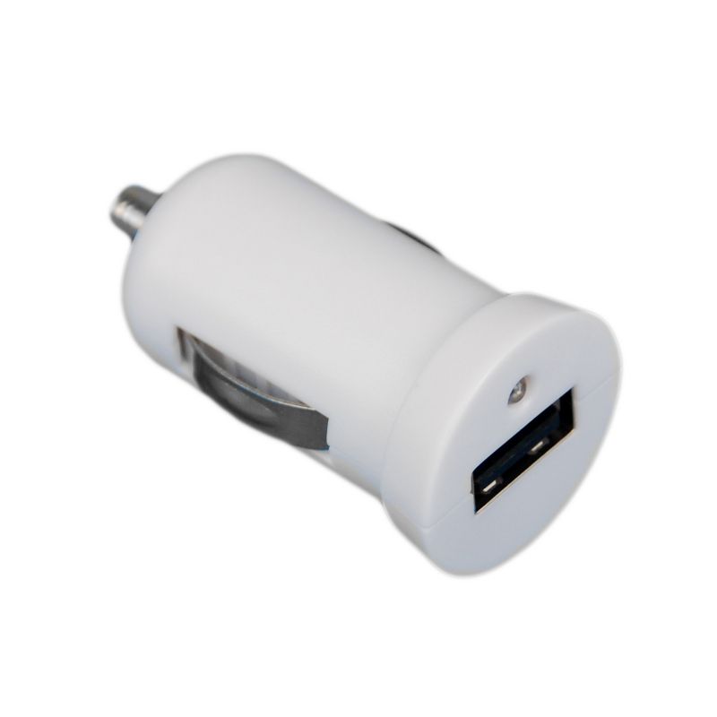 Unlimited Cellular 2 Amp Car Charger for iPhone 5S/5C, iPad Air - White (No Cable included), 1 of 2