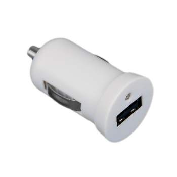 Unlimited Cellular 2 Amp Car Charger for iPhone 5S/5C, iPad Air - White (No Cable included)