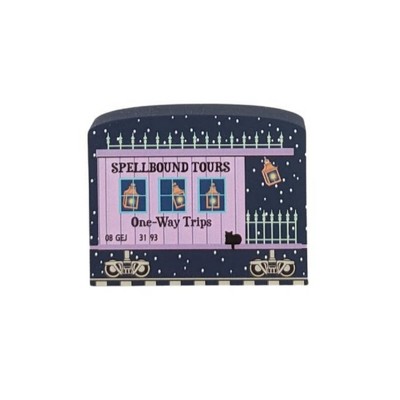 Cats Meow Village 2.25" Spellbound Tours Halloween Train Trips  -  Decorative Figurines