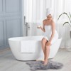 WOWOW Brass Freestanding Bathtub Faucet Single-Handle Floor Mount Bath Tub Faucet with Hand Shower - 4 of 4