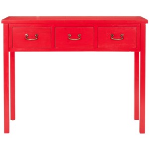 Cindy Console Table - Safavieh , Red