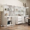 Famapy Modular Kitchen Pantry Cabinet with Light & Glass Doors - 3 of 4