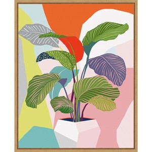 Amanti Art Exotic Plant by Ioana Horvat Framed Canvas Wall Art - 1 of 4