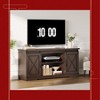 Garvee Farmhouse TV Stand for 65-Inch TVs - Entertainment Center with Sliding Barn Doors, Adjustable Shelves, and Ample Storage Space - 2 of 4