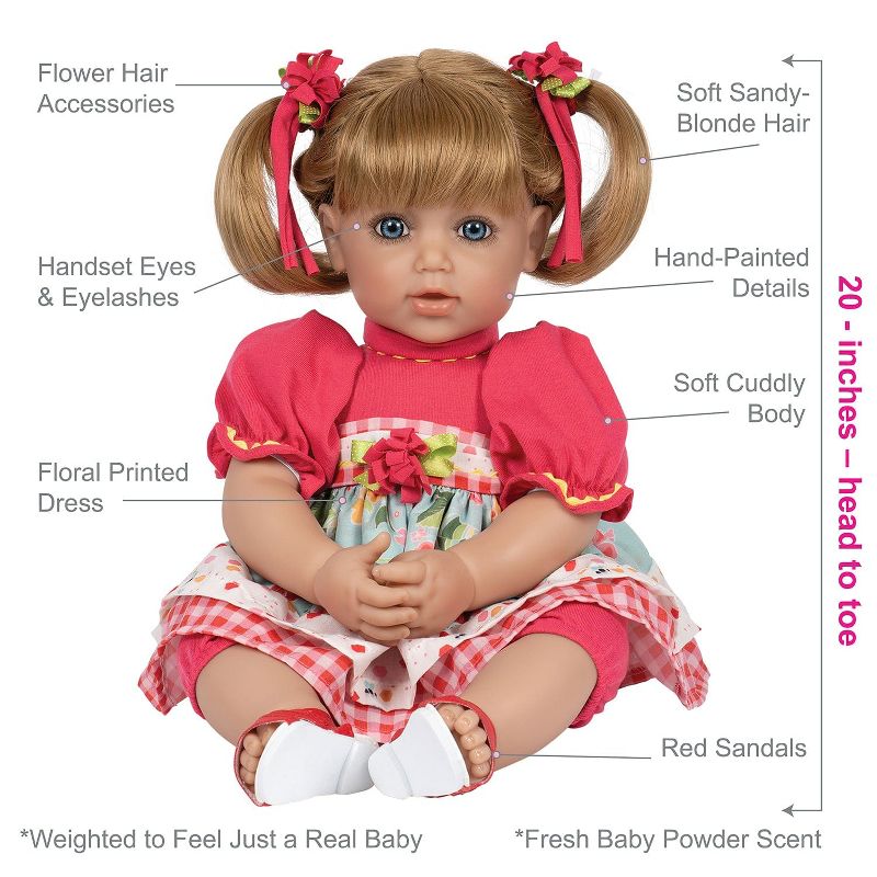 ADORA Toddler Time Doll - Polka Dot Picnic, 4 of 8