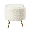 Alina Storage Bench with Metal Legs for Bedroom | ARTFUL LIVING DESIGN - 4 of 4