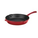 Cuisinart Chef's Classic 10" Enameled Cast Iron Skillet CI22-24CR - Red