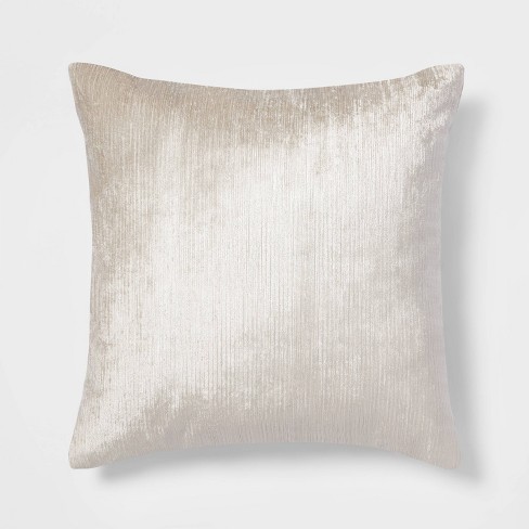 Oversized Chenille Square Throw Pillow Gray - Threshold