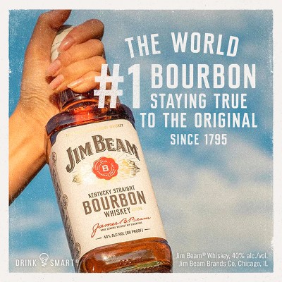 Jim Beam Bourbon Whiskey - 1L Bottle