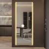 Runesay Modern Frameless Full-length Mirror, Wall Mounted Mirror with Explosion-Proof Glass, High-Definition Imaging - 3 of 4