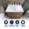 JONATHAN Y Ancillary 3-Hole Classic Contemporary Rectangular Ceramic Single Sink Basin Vanity Top - 2 of 4